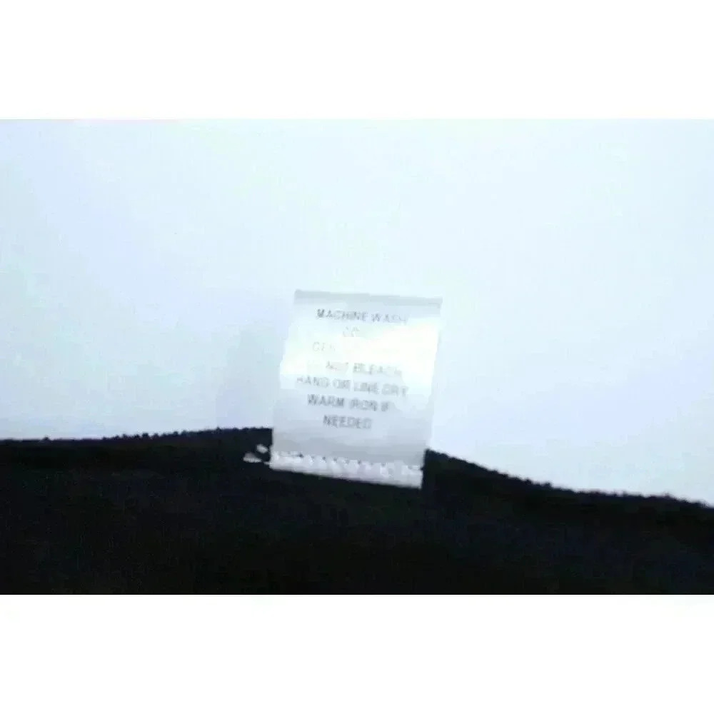 Relished Solid Black Opaqe Sheer Layered Women's Tank Top Size S - Picture 9 of 10